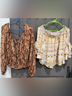 Bundle of 2-ShyanneWomen's Top, both XL, new with tags! Boot barn